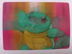 1998 Pokemon Video Pioneer Lenticular Squirtle Viz Promo Card Pika-0023D/DVD - Image 2