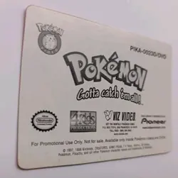 1998 Pokemon Video Pioneer Lenticular Squirtle Viz Promo Card Pika-0023D/DVD - Image 5