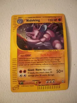 Nidoking H18/H32 Aquapolis Holo Rare Pokemon Card - Image 1