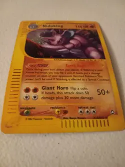 Nidoking H18/H32 Aquapolis Holo Rare Pokemon Card - Image 2