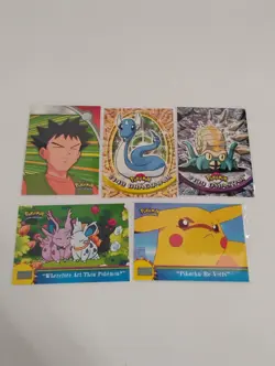 Pokemon Vintage Topps Series 3 Omastar/Dragonair/Orange Islands Non Holo Cards - Image 1
