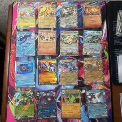 Pokemon 16 Card Collection Lot nm Ex Mega V Holo Rares Nm NO DUPLICATES K5 - Image 1