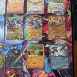 Pokemon 16 Card Collection Lot nm Ex Mega V Holo Rares Nm NO DUPLICATES K5 - Image 3