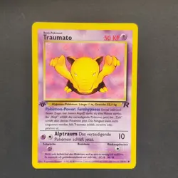 Pokemon TCG Karte - Traumato 54/82 1. Edition - Team Rocket Deutsch NM - Image 2