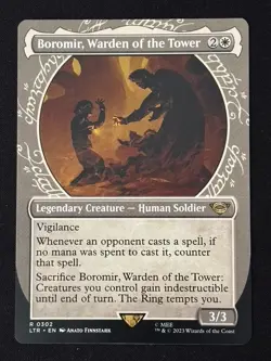 1x MTG Boromir, Warden of the Tower (Showcase) - The Lord of the Rings (LTR) - Image 1