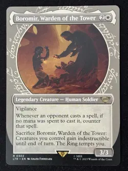 1x MTG Boromir, Warden of the Tower (Showcase) - The Lord of the Rings (LTR) - Image 3