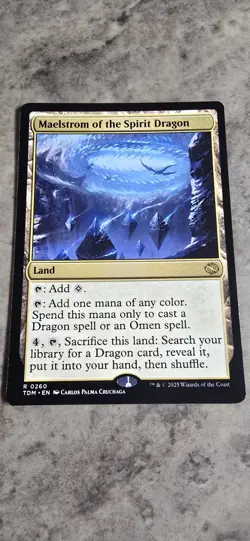 Maelstrom of the Spirit Dragon Tarkir: Dragonstorm Regular Land Rare MTG NM - Image 1