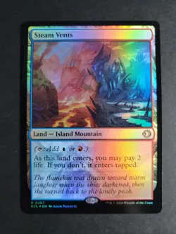 Steam Vents (Foil) Rare MTG Lorwyn Eclipsed - Image 1