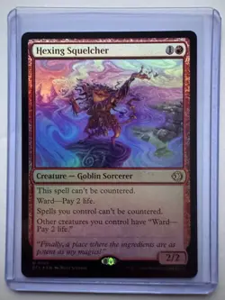 Hexing Squelcher Lorwyn Eclipsed Foil #0145 NM MTG ENG Rare - Image 1