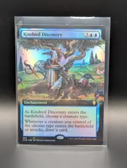 MTG - Kindred Discovery - FOIL EXTENDED ART - Enchantment - CLB #565 - Rare - NM - Image 1