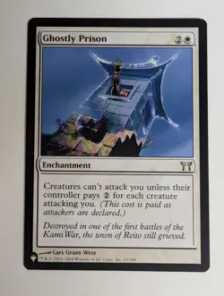 MTG - Ghostly Prison - The List Reprints - U - 10 - Image 1