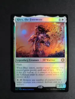 Rhys, the Evermore (Foil) Rare MTG Lorwyn Eclipsed - Image 1