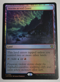 Mtg Stormcarved Coast Foil #265 Rare - Image 1