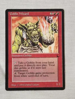 Played Goblin Wizard The Dark Mtg Magic the Gathering - Image 1