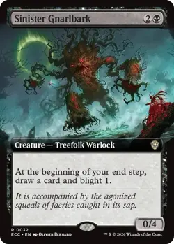 Sinister Gnarlbark (Extended Art) - Commander: Lorwyn Eclipsed - Image 1