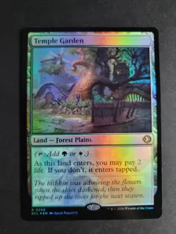 Temple Garden (Foil) Rare MTG Lorwyn Eclipsed - Image 1