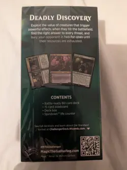 Magic The Gathering Challenger Deck 2019 - Deadly Discovery Sealed Box - Image 2