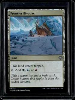 Frontier Bivouac - 256 - Foil - TDM - NM - MTG Magic the Gathering - Image 1