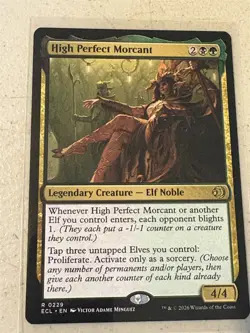 mtg High Perfect Morcant, elf proliferater, Lorwyn Eclipsed, unplayed - Image 1