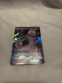 Pokemon Mewtwo GX Holo Ultra Rare TCG Card Hidden Fates 31/68 Full Art - Image 3