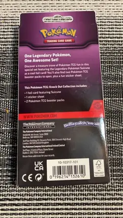 Pokemon TCG: Knock Out Collection - Suicune (Brand New & Factory Sealed Q1 2026 - Image 2