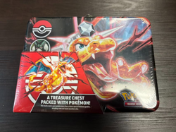 Pokemon TCG Charizard Collector Chest Fall 2023 6 Scarlet & Violet Booster Packs - Image 1
