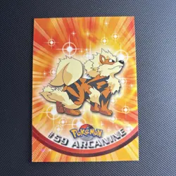 1999 Pokemon Topps Arcanine 59 Ungraded NM or Better - Image 1
