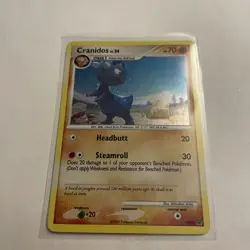 2007 POKEMON DIAMOND & PEARL BLACK STAR PROMO DP07 CRANIDOS-HOLO - Image 1