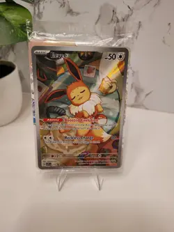 Eevee 173 Black Star Promo Pokemon Prismatic Evolutions Sealed With Dividers - Image 1