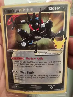SEALED Pokemon Greninja Gold Star Holo Promo Black Star SWSH144 Celebrations - Image 1