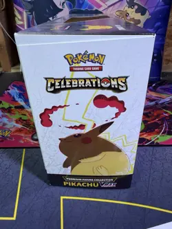 Pokemon TCG Celebrations Pikachu VMAX Premium Figure Collection Box New SEALED! - Image 5