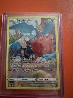 Pokemon Druddigon TG09/TG30 Silver Tempest Trainer Gallery Holo Ultra Rare - Image 1