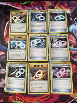 9 pokemon spirit link Lot Charizard Blastoise Rayquaza Mewtwo Venusaur Gyarados - Image 1