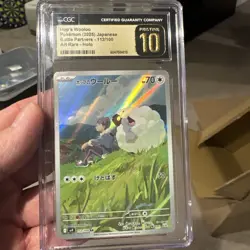 JAPANESE POKEMON 2025 Hop's Wooloo 112/100 SV9 CGC 10 GEM MINT Art Rare Holo - Image 1