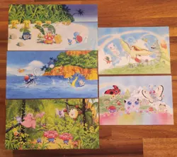 Pokemon TCG Southern Islands Promo Postcard Set of 5 - Image 1
