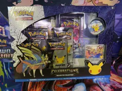 Pokemon TCG Celebrations Zacian LV.X Deluxe Pin Collection Box New SEALED! - Image 1