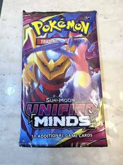Pokemon TCG Sun & Moon Unified Minds Sleeved Booster Giratina Garchomp Art - Image 2