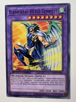 Elemental HERO Tempest - SGX2-ENA21 - Common - 1st Edition - Near Mint Yugioh - Image 1