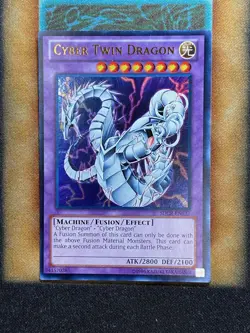 Yugioh Cyber Twin Dragon SDCR-EN037 Ultra Rare LP - Image 1