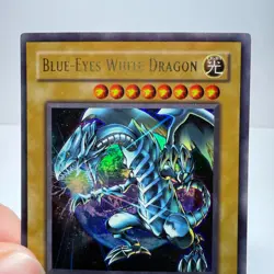 Yu-Gi-Oh Blue-Eyes White Dragon-JMP-001-Ultra Rare Holo-1996-89631139 MP/HP - Image 2