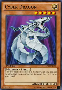 3 x Cyber Dragon - BP02-EN039 - Common - Unlimited Edition Near Mint, English - Image 1