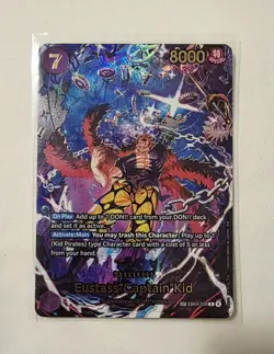 One Piece CCG Eustass "Captain" Kid EB04-039 R SP English OP14 NM! In Hand RTS! - Image 1