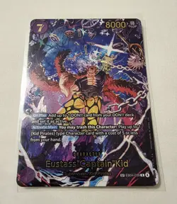 One Piece CCG Eustass "Captain" Kid EB04-039 R SP English OP14 NM! In Hand RTS! - Image 2