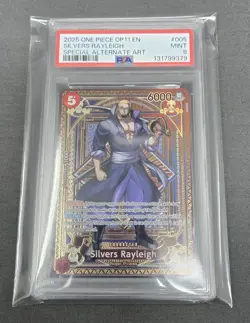 Silvers Rayleigh OP09-005 SA A Fist Of Divine Speed ONE PIECE ENG OP11 PSA 9 - Image 3