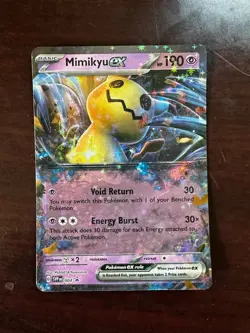 Mimikyu ex SVP 004 SVP Black Star Promo Holo Pokemon TCG Card NM - Image 1