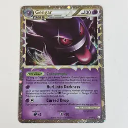 Pokemon Gengar Prime 94/102 Ultra Rare Holo HGSS Triumphant Card - Image 1