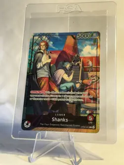Shanks (2025 PSA Magazine Promo) OP09-001 One Piece Promotion Cards Foil - Image 3