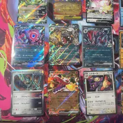 Pokemon 16 Card Collection Lot nm Ex Mega V Holo Rares Nm K7 - Image 2