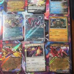 Pokemon 16 Card Collection Lot nm Ex Mega V Holo Rares Nm K7 - Image 3