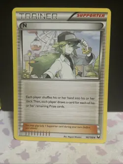 Pokemon N (Supporter) 96/108 Dark Explorers NM card Normal - Image 1